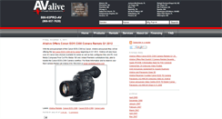 Desktop Screenshot of blog.avalive.com